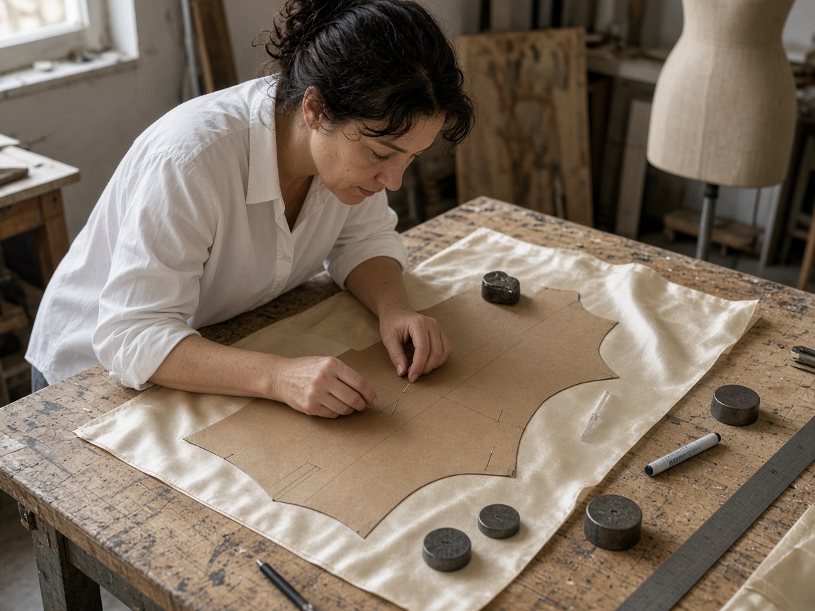 Pattern work at the cutting table