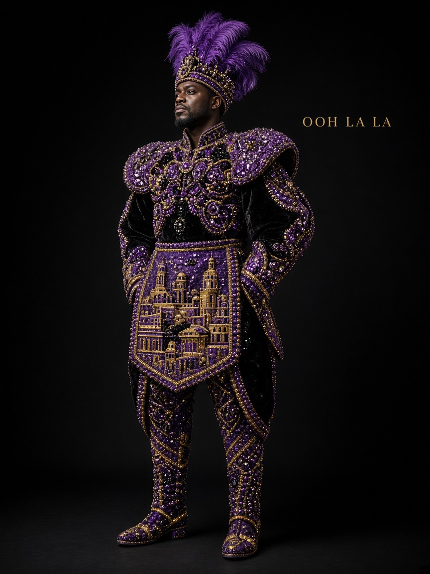 Midnight Bead Suit